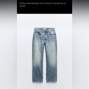 Zara women’s straight leg Denim Jeans